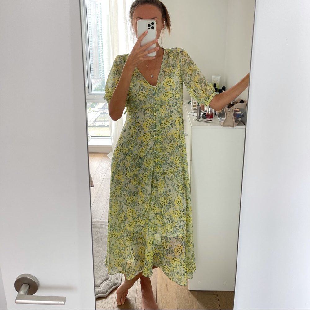 Mango summer MIDI summer dress